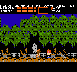 Castlevania gameplay screenshot