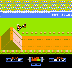 Excitebike gameplay screenshot