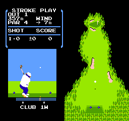 Golf gameplay screenshot