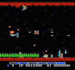 Gradius gameplay screenshot