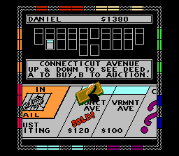 Monopoly gameplay screenshot