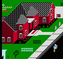 Paperboy gameplay screenshot