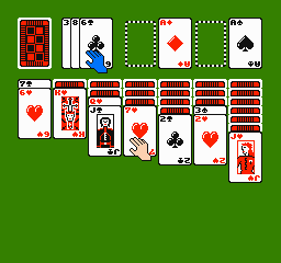 Solitaire gameplay screenshot