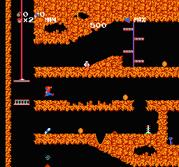 Spelunker gameplay screenshot