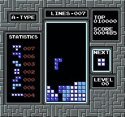 Tetris gameplay screenshot