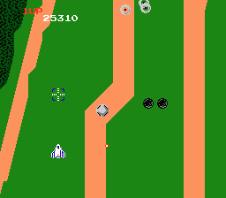 Xevious gameplay screenshot