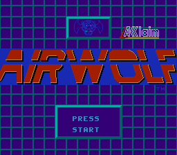 Airwolf title screenshot