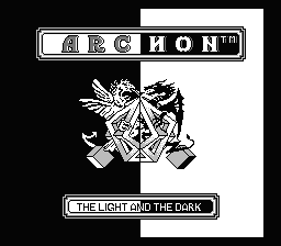 Archon title screenshot
