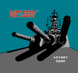Battleship title screenshot