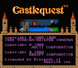 Castlequest title screenshot