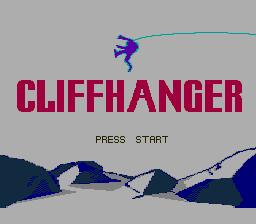 Cliffhanger title screenshot