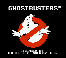 Ghostbusters title screenshot
