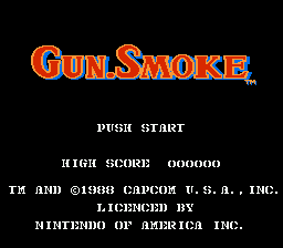 Gun.Smoke title screenshot