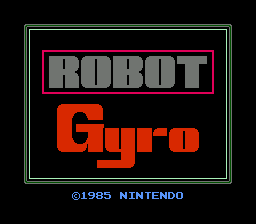 Gyromite title screenshot