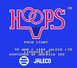 Hoops title screenshot