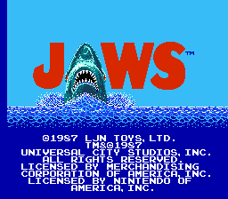 Jaws title screenshot