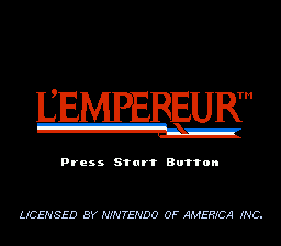 L'Empereur title screenshot