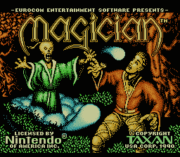 Magician title screenshot
