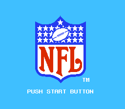 NFL title screenshot