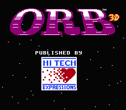 Orb-3D title screenshot
