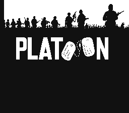 Platoon title screenshot