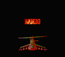 Rambo title screenshot