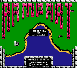 Rampart title screenshot