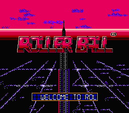 Rollerball title screenshot