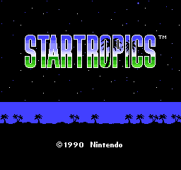 StarTropics title screenshot