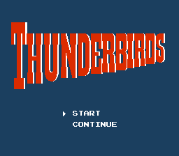Thunderbirds title screenshot