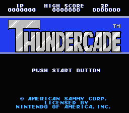 Thundercade title screenshot